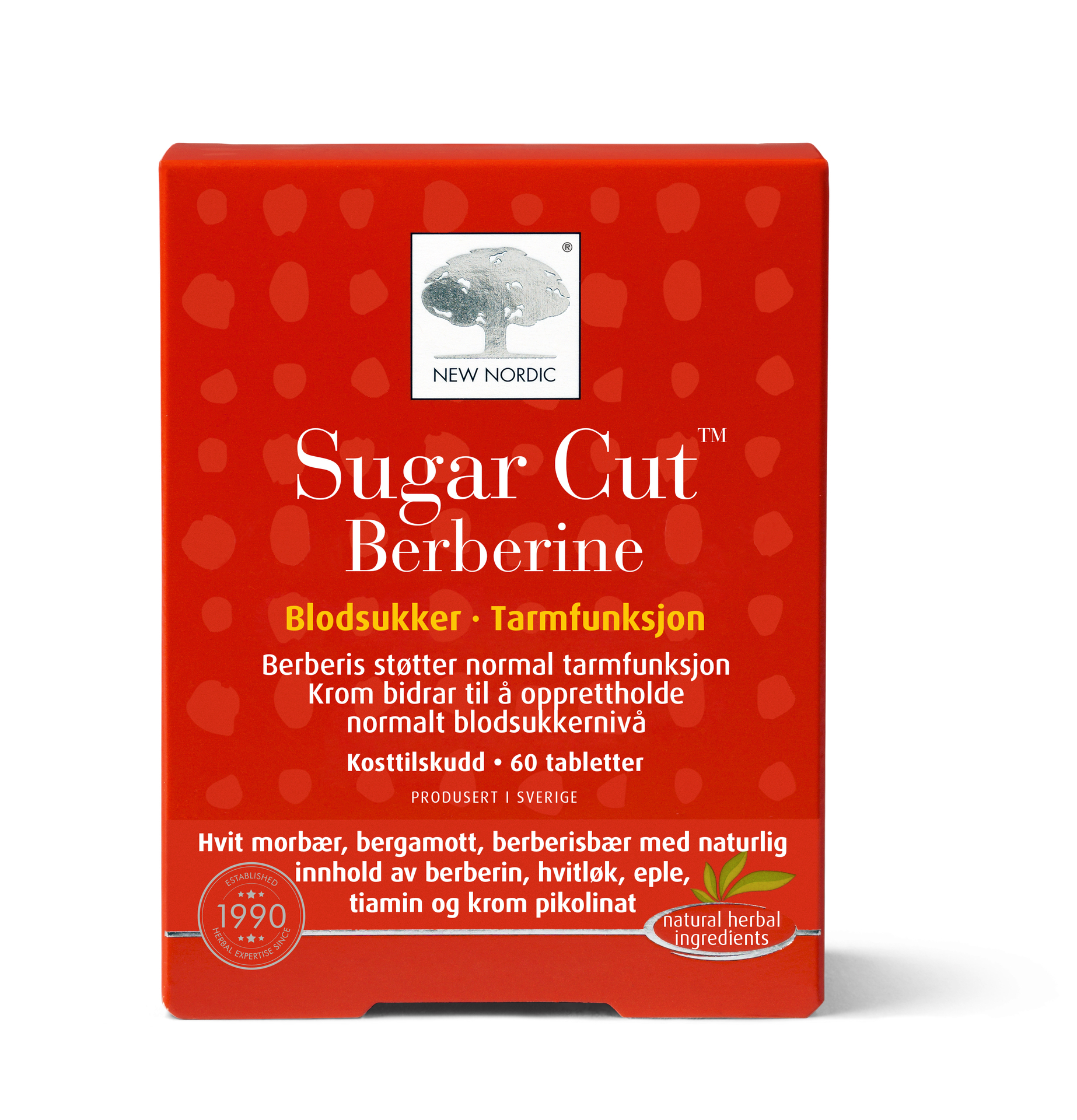 New Nordic Sugar Cut Berberine 60stk