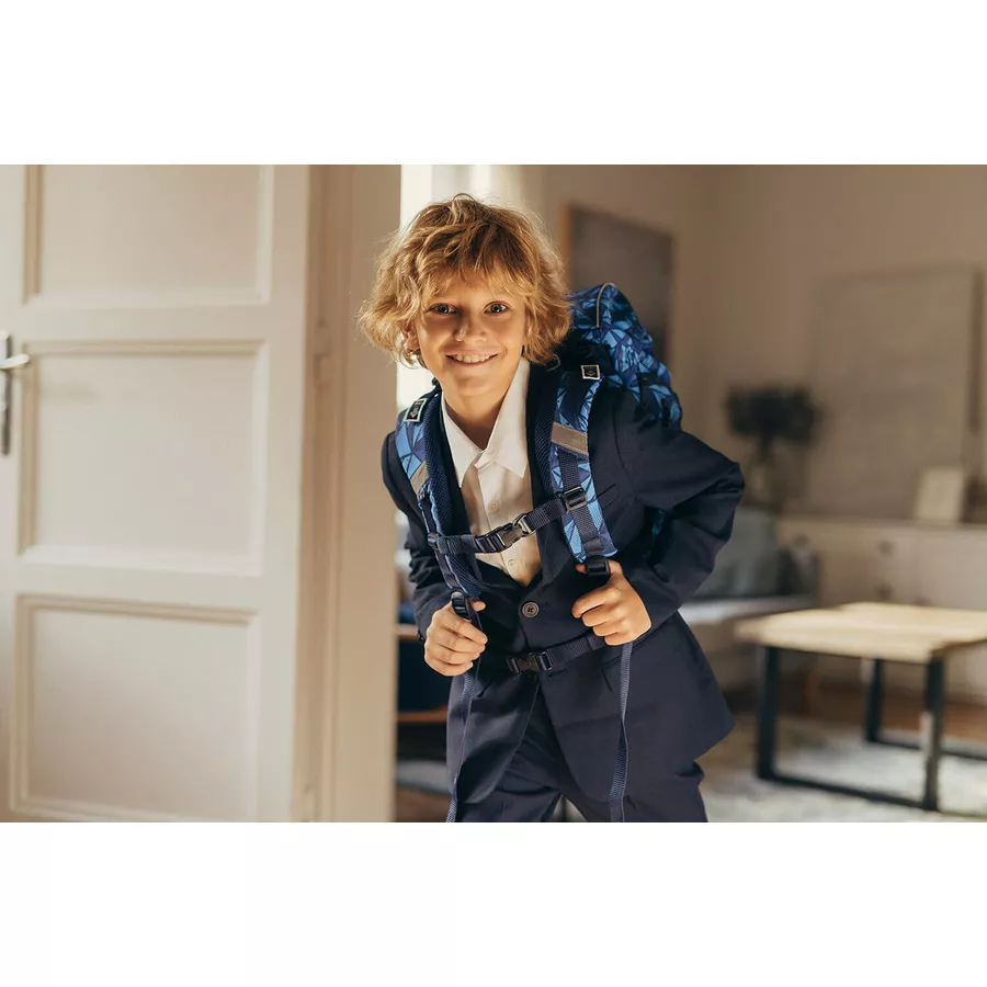 Belmil Schulranzen Premium Comfy Plus Set 5-teilig Glacier Blue