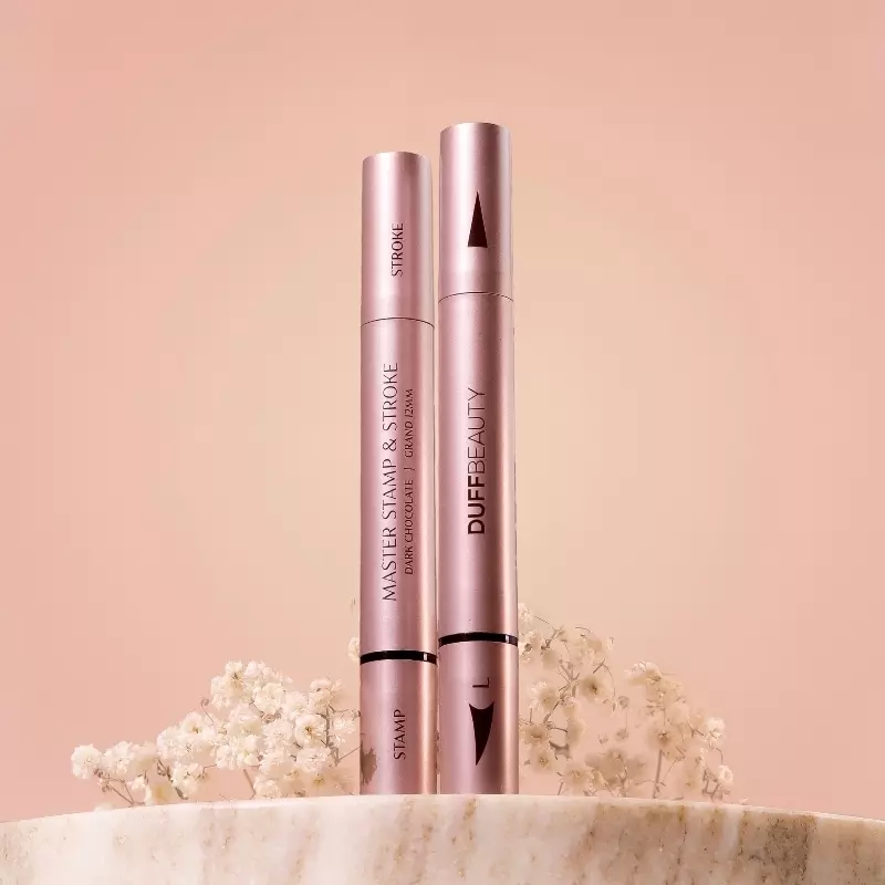 DUFFBEAUTY Master Stamp & Stroke Eyeliner Dark Chocolate - Grand 12mm
