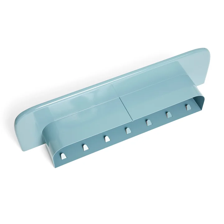 HAY - Korpus Wandregal mit Kleiderhaken, L, brick red