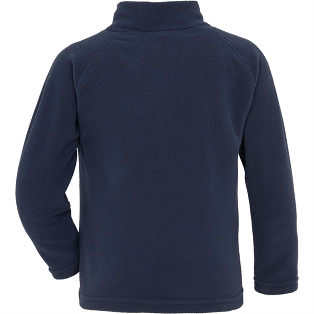 Navy Monte Kids Fleece Cardigan | Luksusbaby
