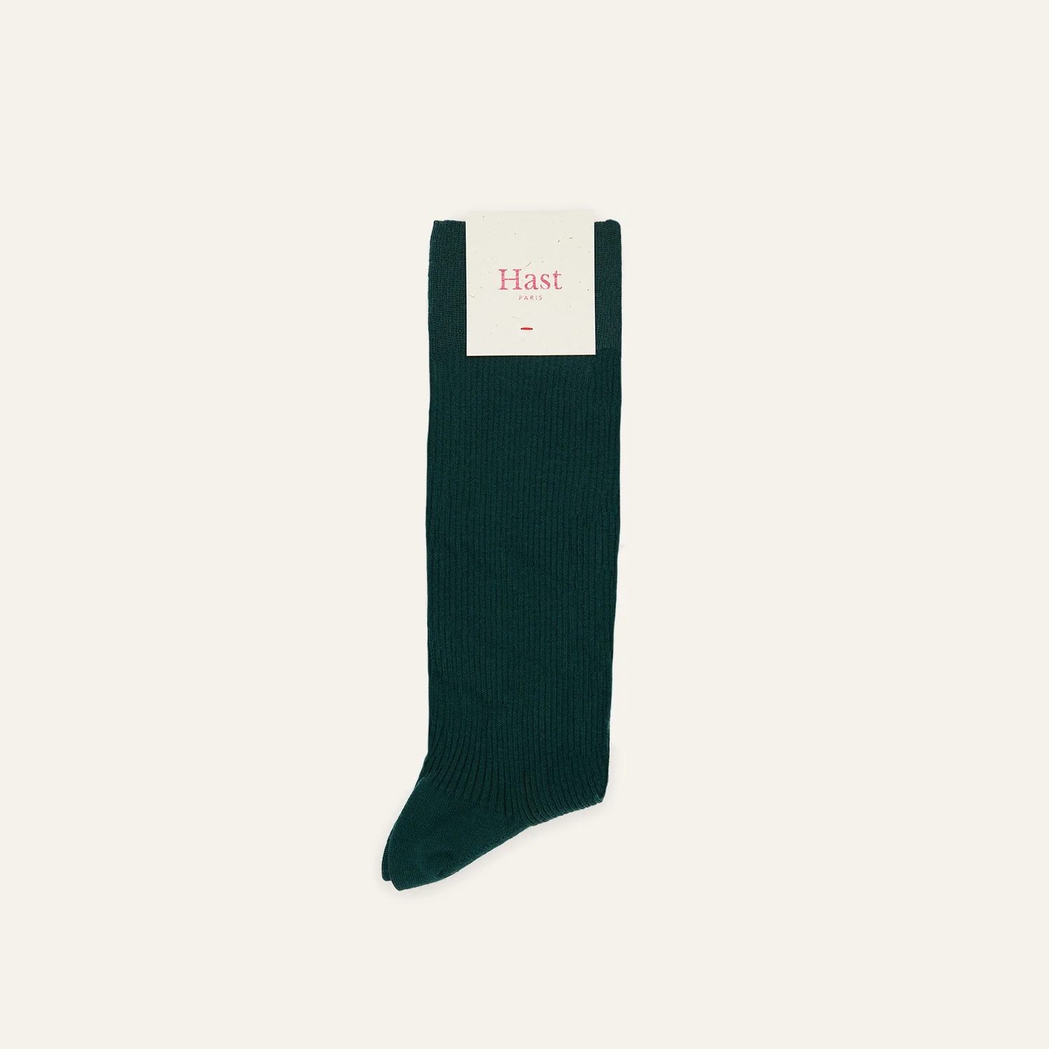 Fir green merino wool socks