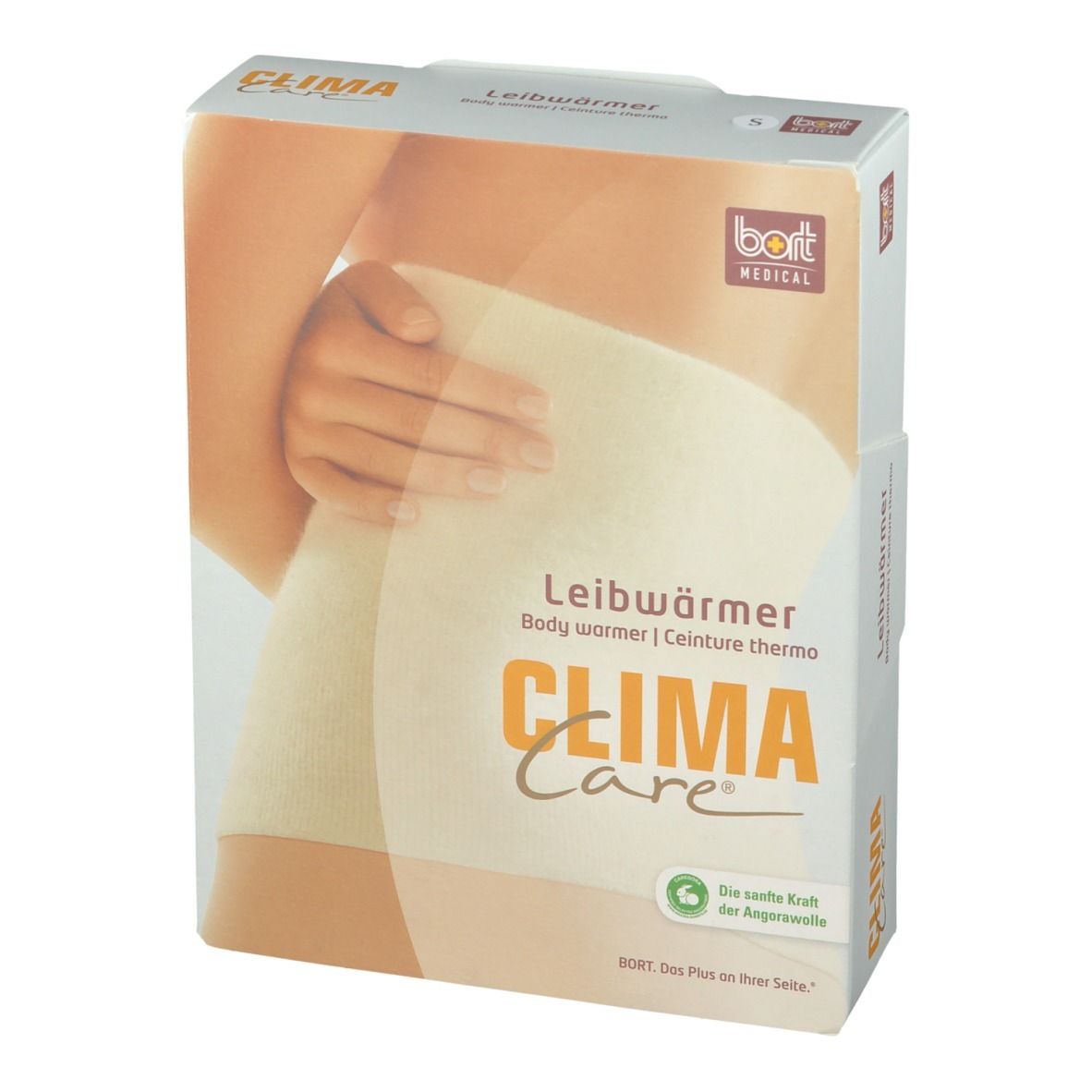 BORT CLIMACare® Leibwärmer Gr. S weiß