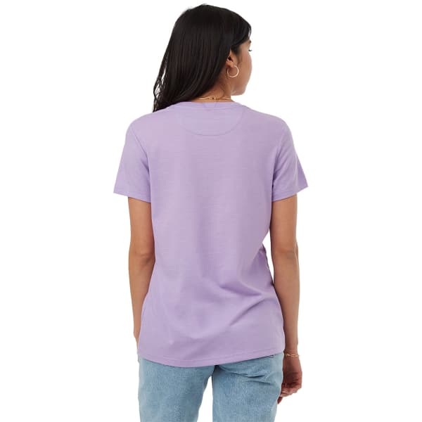 T-shirt TENTREE W TROPICAL TEN T-SHIRT VIOLA PURPLE HEATHER