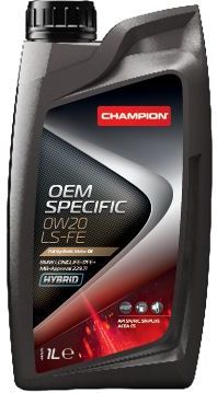 Champion - OEM Specific - MotorOlie - 0W20 LS-FE C5 - Volledig Synthetisch - 1L