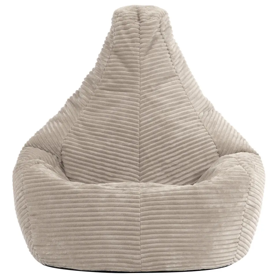 Set van 2 icon Kinderzitzakken Dalton - Corduroy Zitzak - Beige