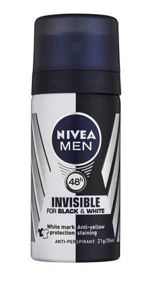 Nivea Mini For Men Deospray Invisible Back & White35ml