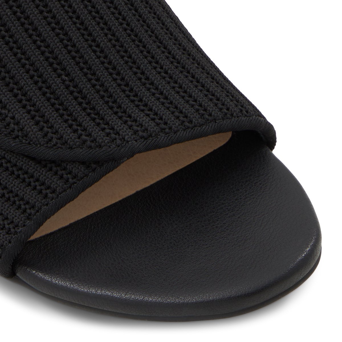 SOLEMATE-Orrie-Sandales mules - Talon bloc - Noir