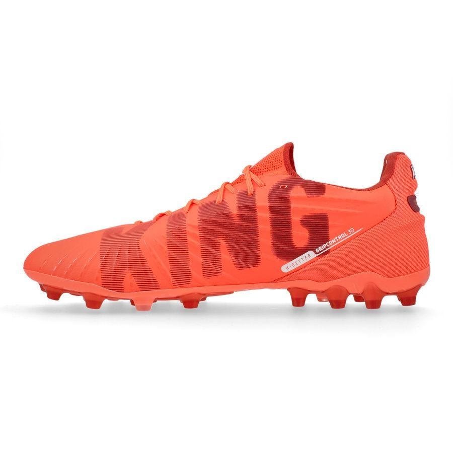 PUMA King Ultimate MG Unlimited - Glowing Red/Blanc/Red Fire