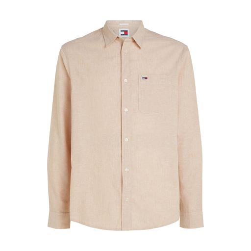 Tommy Jeans Blend Skjorte, Tawny Sand, XL