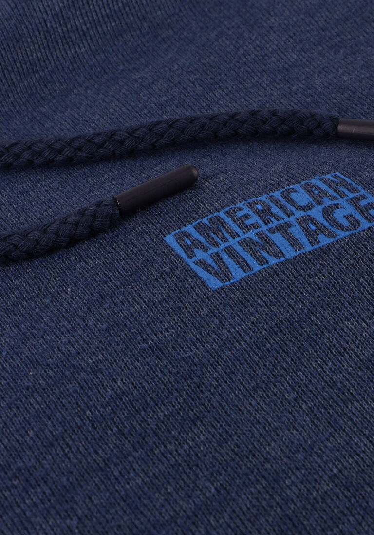 donkerblauwe american vintage sweater doven hoodie