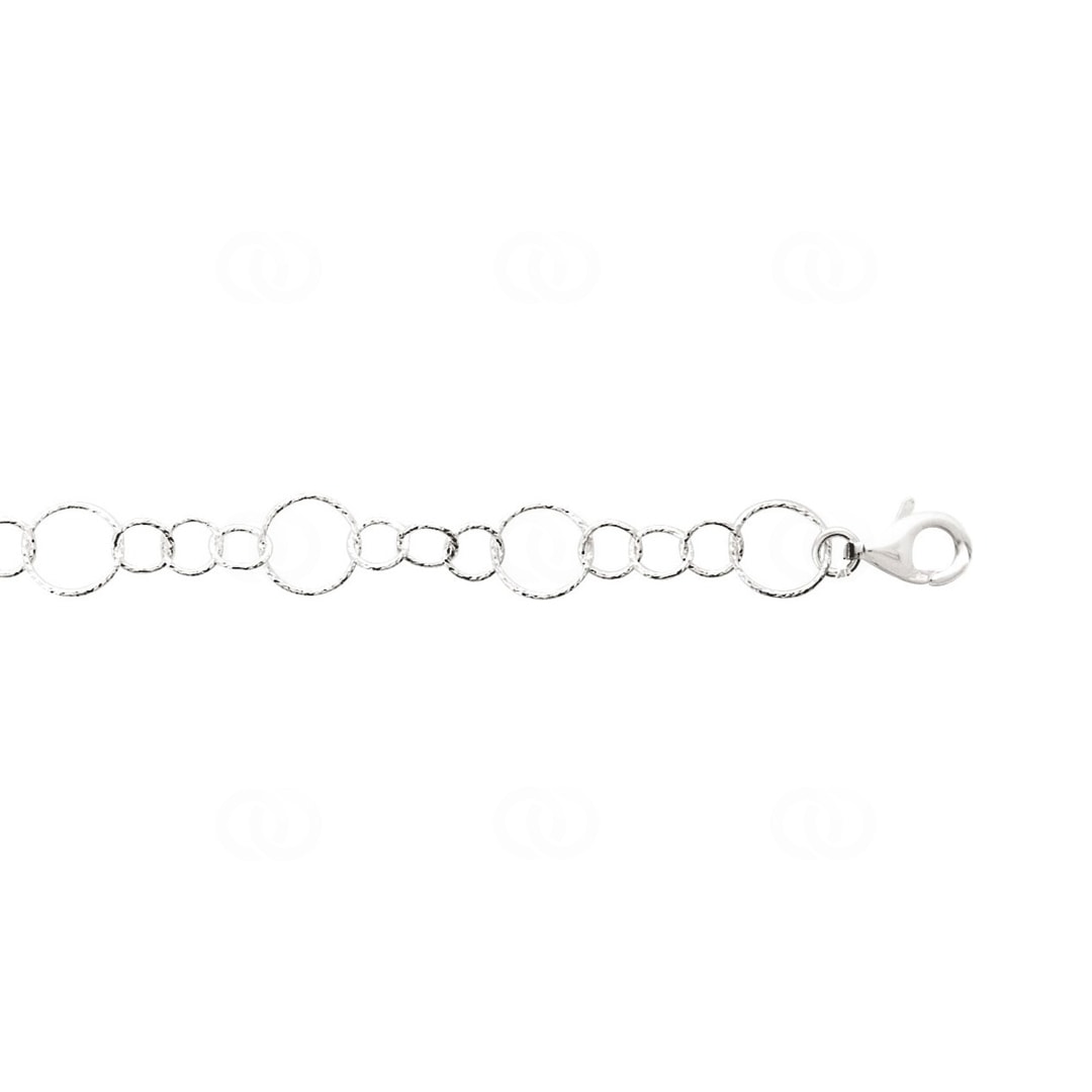 Armband 925 Silber rhodiniert 19cm