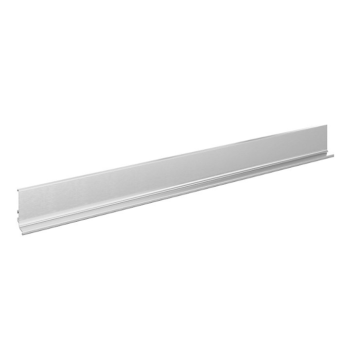 Rail de plan de travail acier brossé L. 300 cm Caraway Innovo GoodHome
