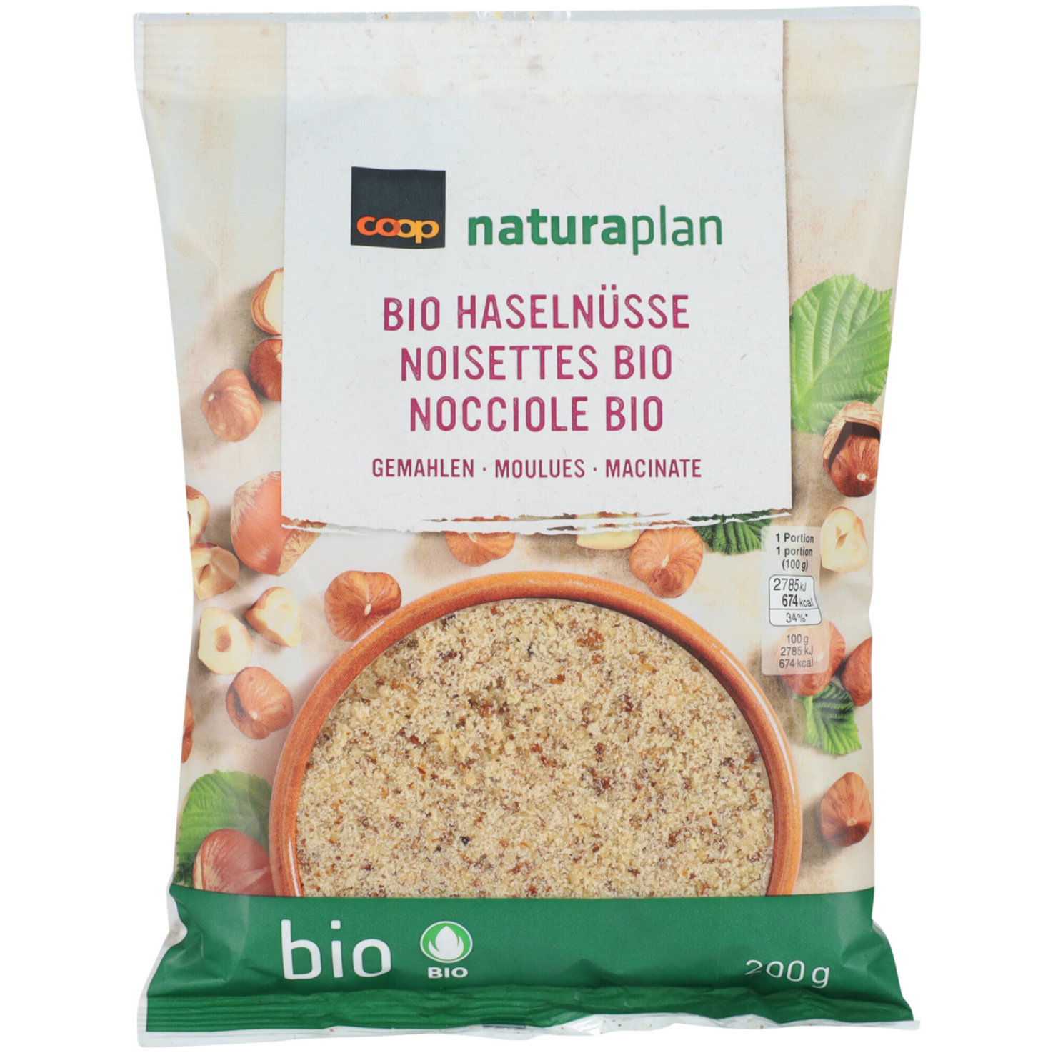 Naturaplan Bio Haselnüsse gemahlen