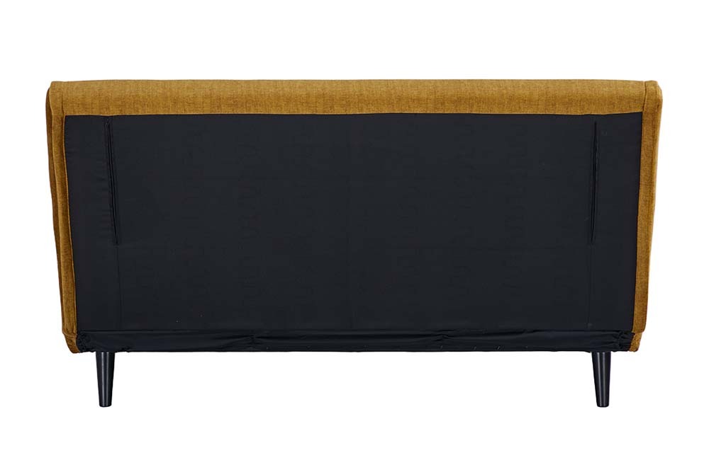 Retro Schlafsessel SMART MULTIFUNCTION 140cm senfgelb Vogue Velours Samt Bettfunktion