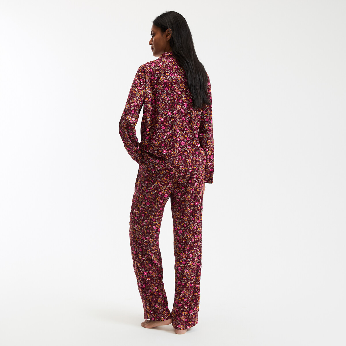 COLEÇÕES LA REDOUTE<br>Pijamas folgados com estampa floral
