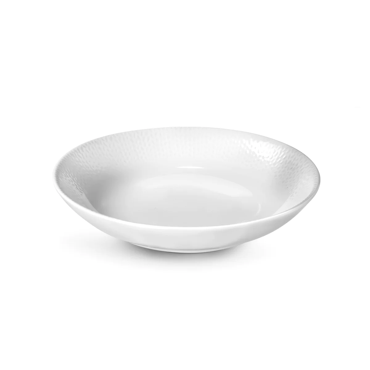 Grain de Malice Blanc - Assiette salade et pâtes 20.5 cm (lot de 6) Mé