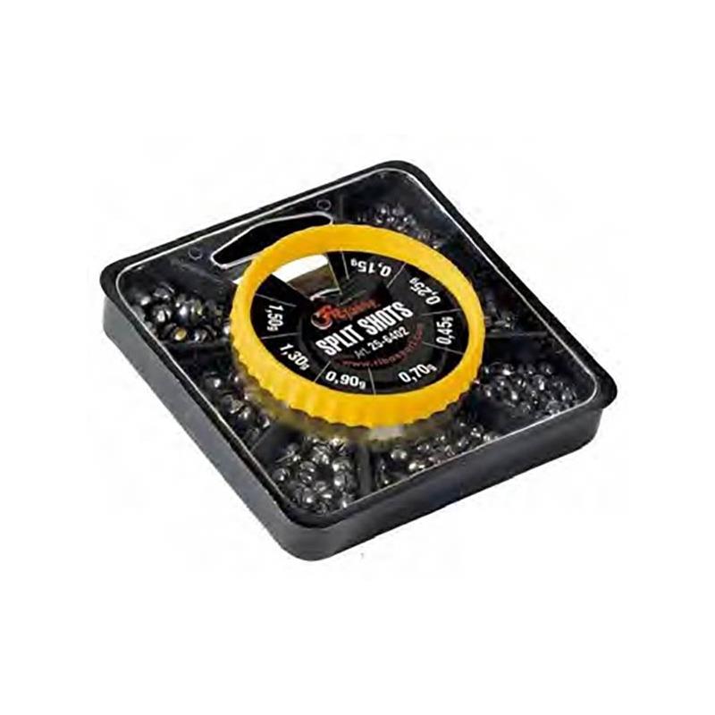 Boîte Plombs Fil Fishing Fendus 7 Cases