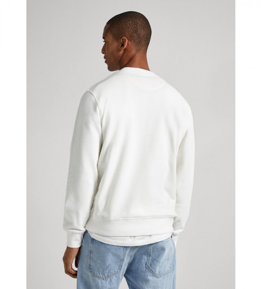Moletom Pepe Jeans Ryan Crew, branco
