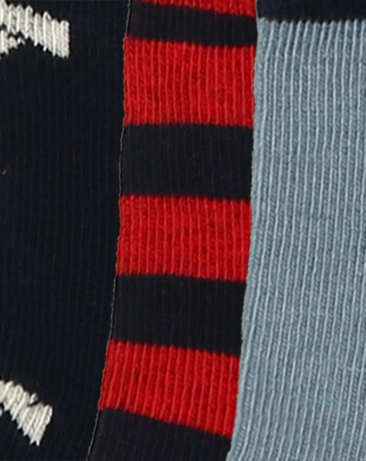 Socken NAUTIC 3er-Pack in bunt