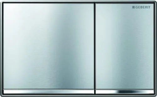 Betjeningsplade Omega 60, børste krom