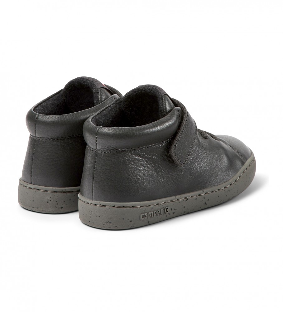 Botas de cano curto Camper Gray Peu Touring em couro