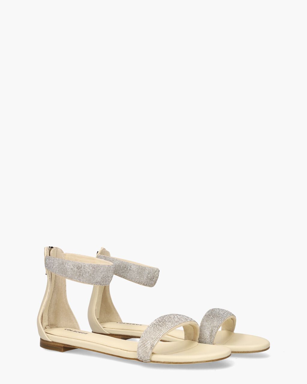 Lola Cruz Janne Off-White Damessandalen