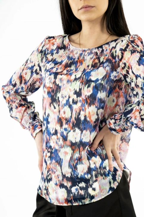 tee shirt manches longues only zoe cloud dancer