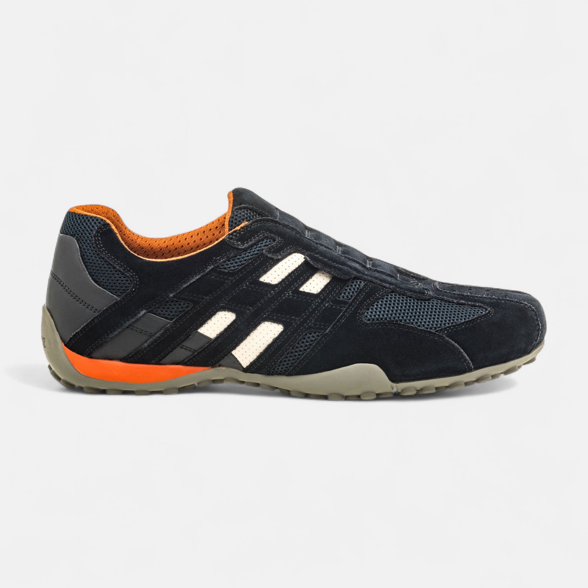 Baskets basses Homme en cuir bleu marine