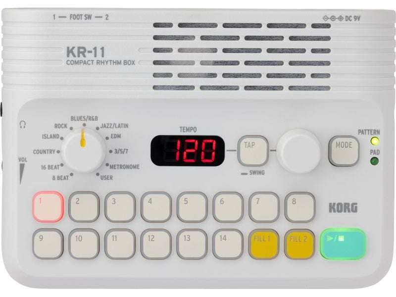 Korg Drum Machine KR-11 Kompakte Rhythmusmaschine