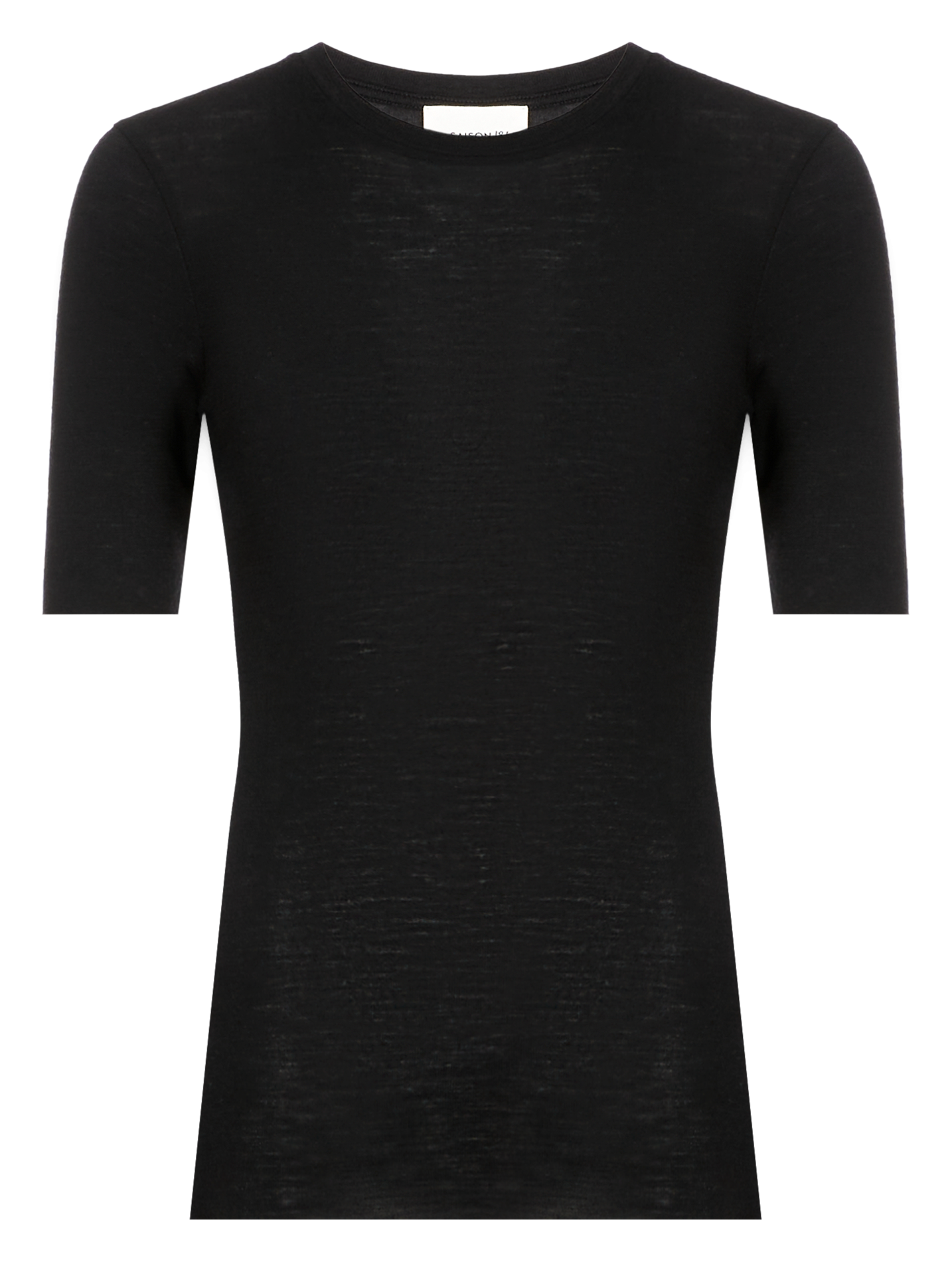 UCOS - Tee-shirt manches courtes en laine| Noir