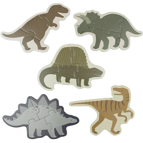 A little lovely company puzzels dinosaurussen - 5st