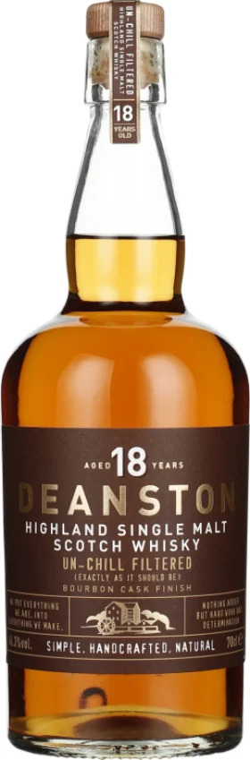 DEANSTON 18 YEARS UNCHILLFILTERED 70CL