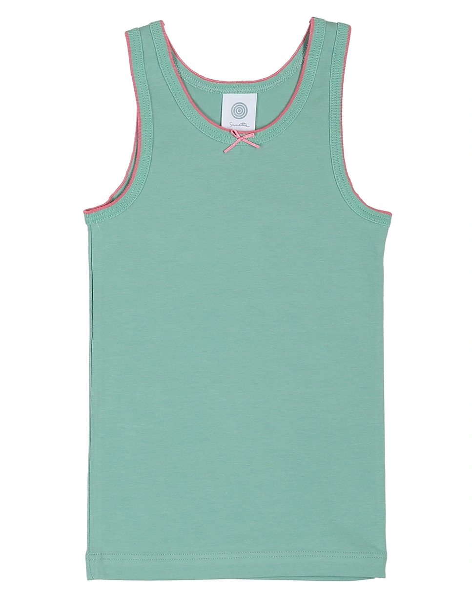 Unterhemd SWEETS 2er-Pack in white pebble/green