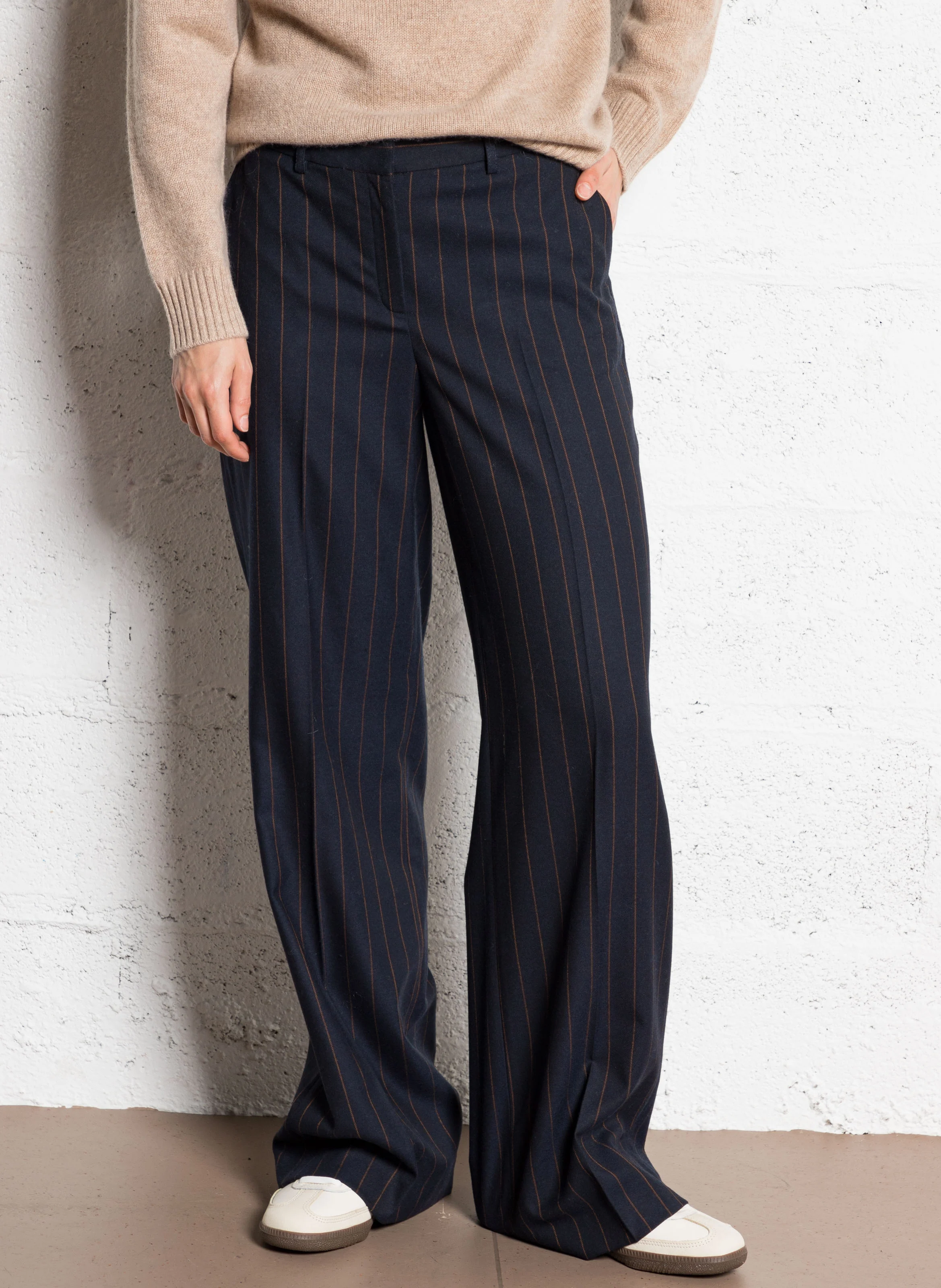 FERGUSON - Pantalon de tailleur large | Bleu