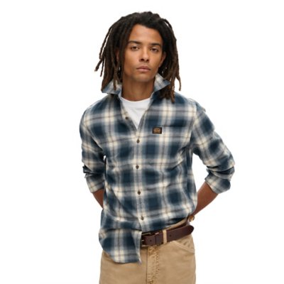 Chemise à manches longues homme Cotton Lumberja SUPERDRY
