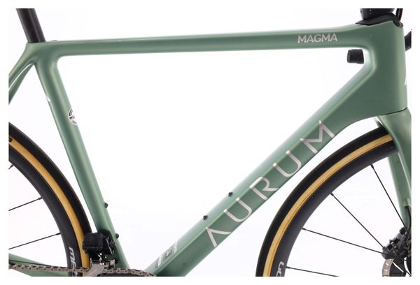 Produit reconditionné · Aurum Magma Dolomite Edition Carbone Di2 12V · Vert / Vélo de route / Aurum | Très bon état