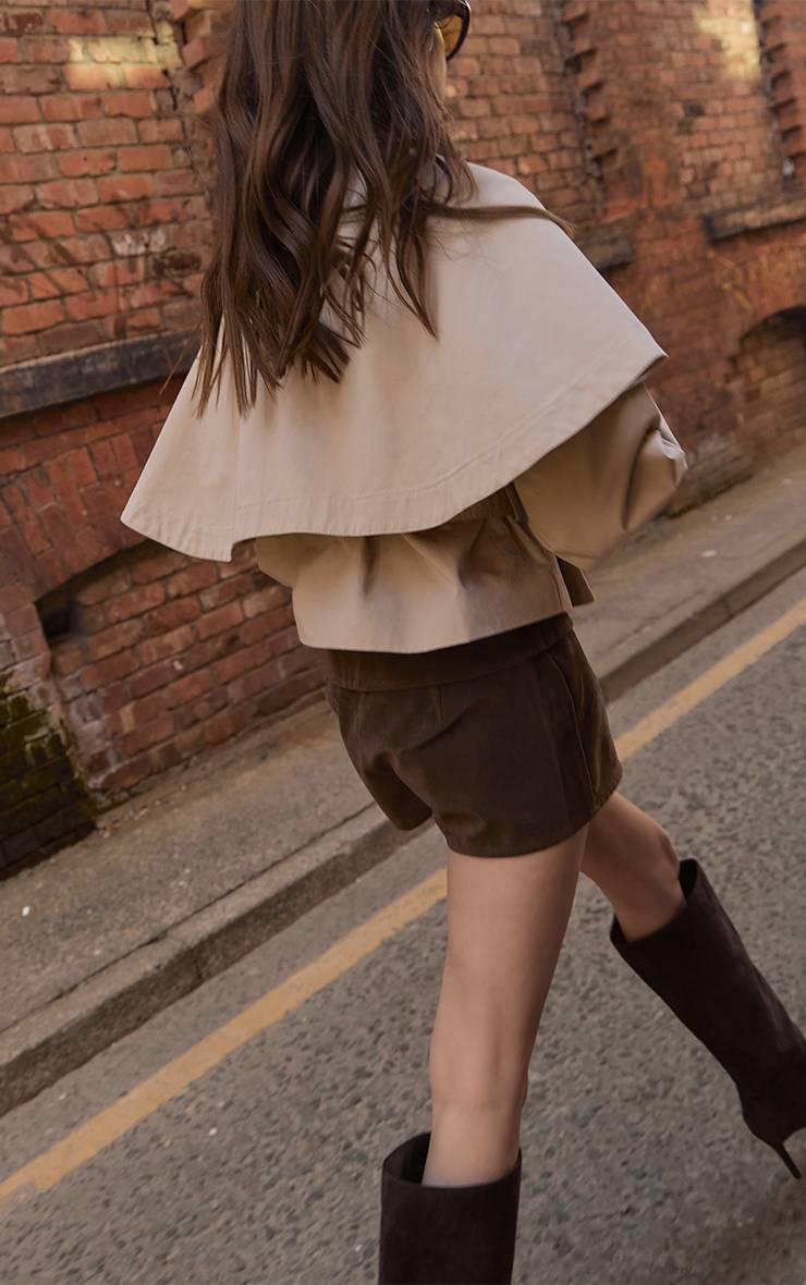 Chocolat Short Micro En Synthétique