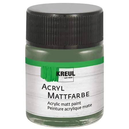 KREUL Acryl Mattfarbe Russischgrün 50 ml