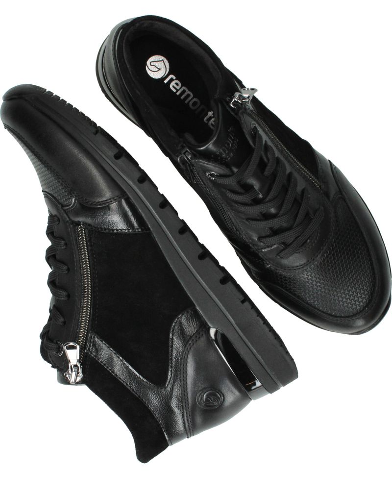 Remonte Veterboots Zwart Dames