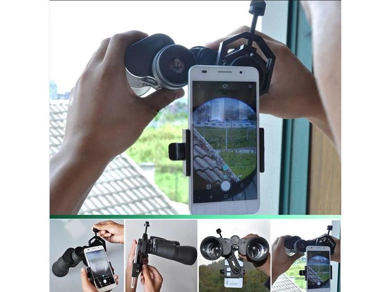 Puluz Adapter Universal Digiscoping Universelle Digiscoping-Adapter für Spektive, Ferngläser, Monokulare, Teleskope, Mikroskope, Visiere, Nachtsichtgeräte, etc.