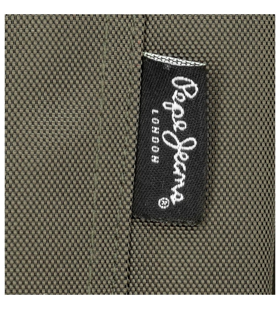 Bolsa de ombro pequena verde Leighton da Pepe Jeans