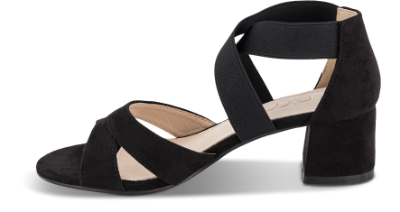 B&CO Damesandal med hæl Sort 4214100710