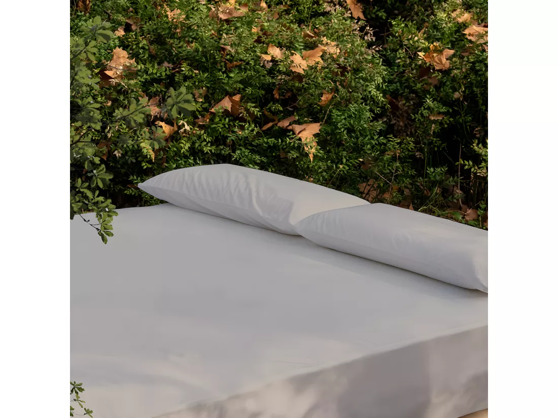 BELLECOUR LITERIE | Alèse B-SENSIBLE Taupe 90x190 cm | Impermeable & Anti-acariens