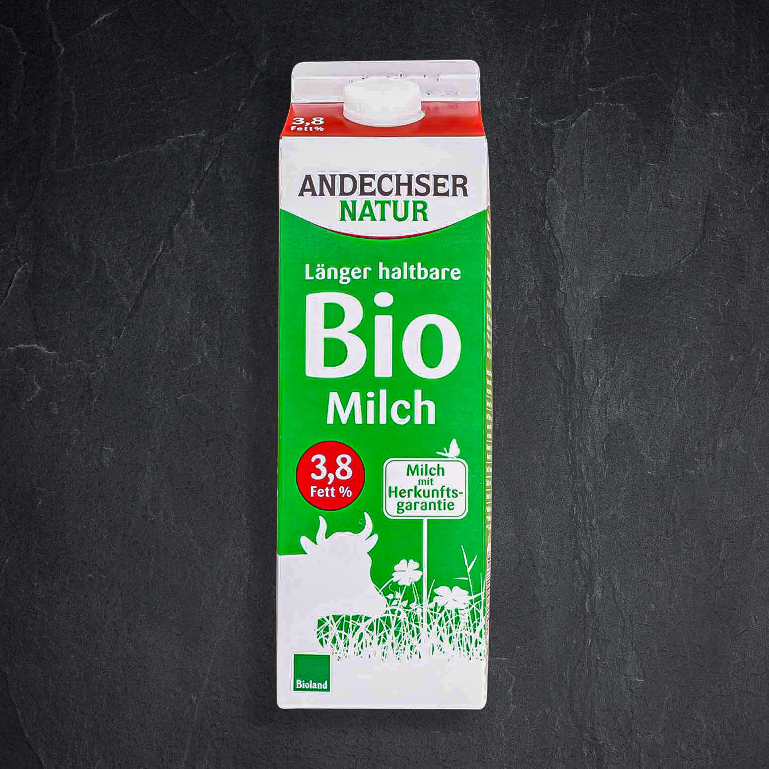BIO Vollmilch länger haltbar, 3,8%