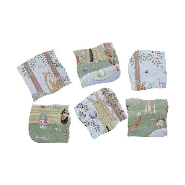 Little Dutch Badpuzzel - Forest Friends - Foam