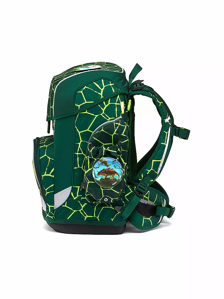 ERGOBAG Schultaschen Set Cubo Light 6tlg BärRex dunkelgrün