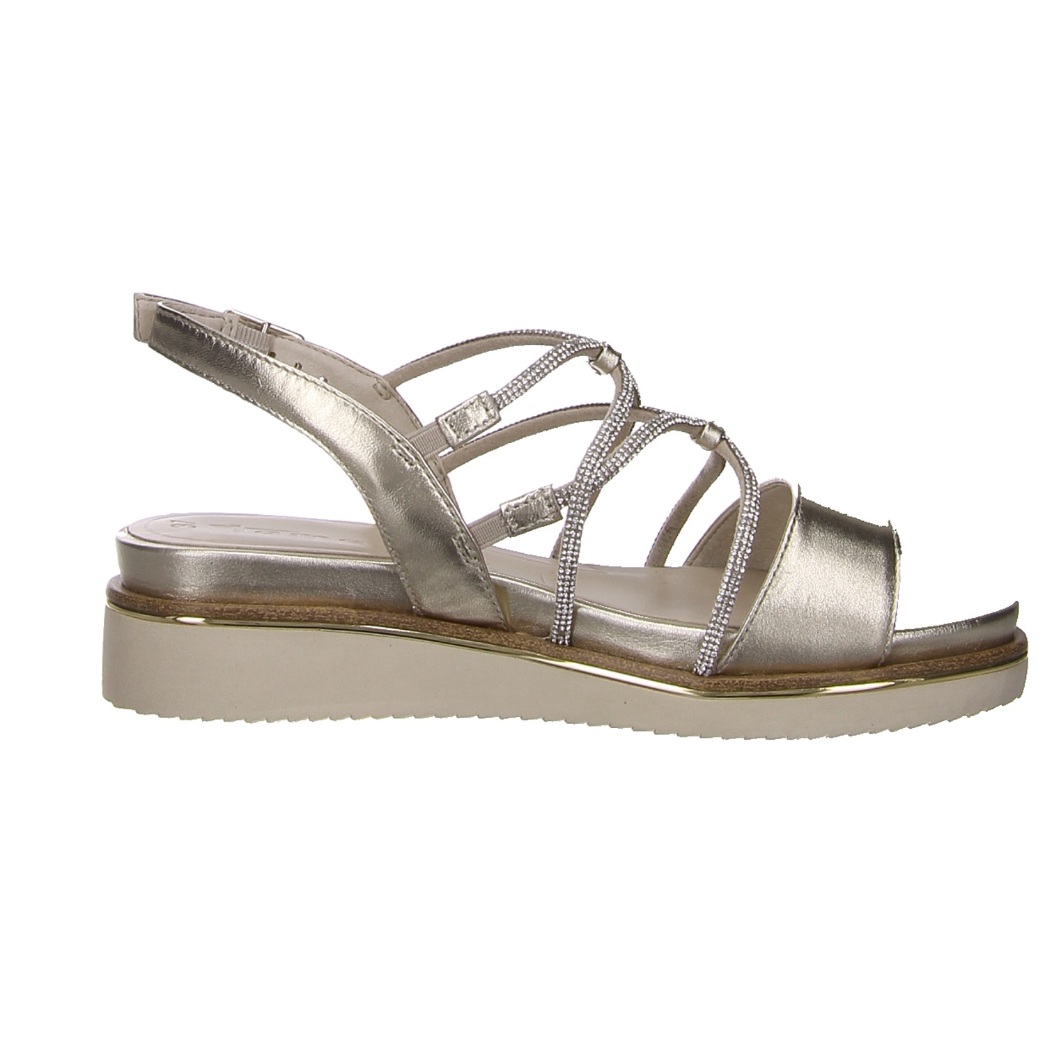 Tamaris Sandaletten gold gold/silber/bronce