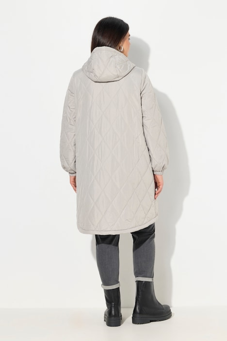 Leichtstepp-Mantel, wasserabweisend, 2-Wege-Zipper
