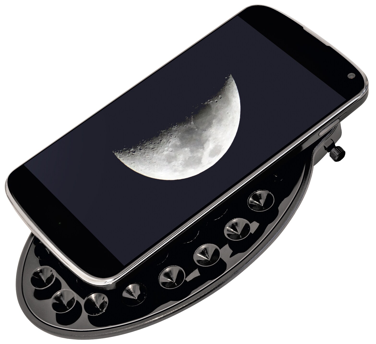 BRESSER Quasar 80/900 EQ3 Linsenteleskop mit Smartphone-Adapter & Sonnenfilter